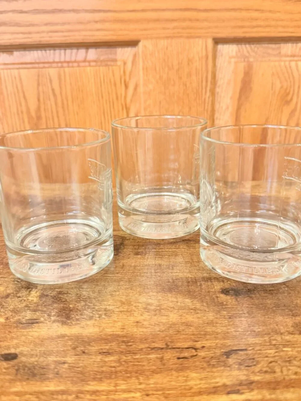 Ketel One Vodka Etched Rocks Glass 10oz Barware Embossed Bottom
